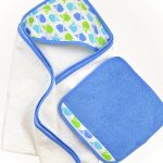 hooded baby towel and washcloth s1c